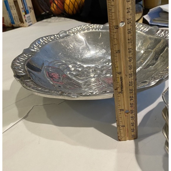 Holland Boone Pewter Aluminum 6 Medium Size pcs 1 Large pc - Picture 7 of 11